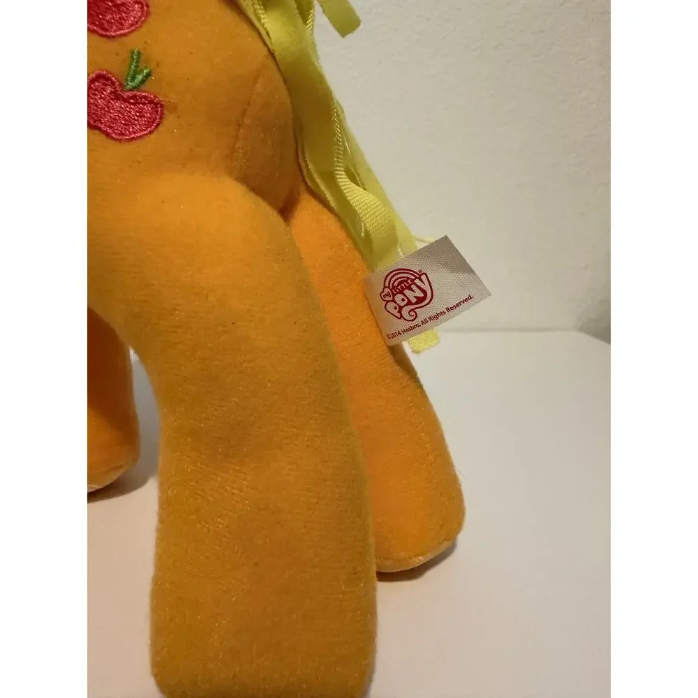 My Little Pony Applejack Stuffed Animal Plush Toy Yellow with Apples NWT